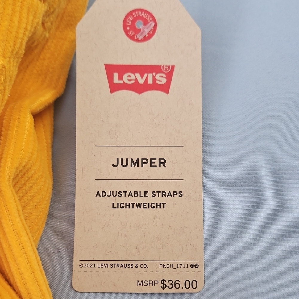 Levi's Yellow Kids Overalls - Picture 8 of 8